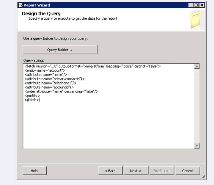 FetchBased Reports In Microsoft Dynamics CRM